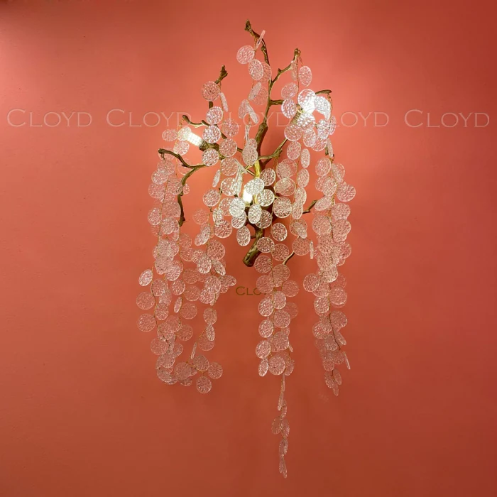 Бра Cloyd HAOMA W3 / выс. 72 см - латунь (арт.20324)