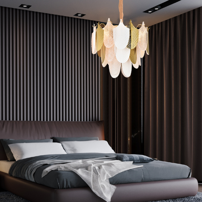 Люстра Cloyd BONGA-B C9 / Ø40 см - золото (арт.10587)