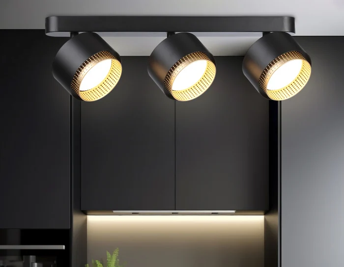 Настенно-потолочный поворотный спот со сменной лампой GX53 Ambrella light TN71295