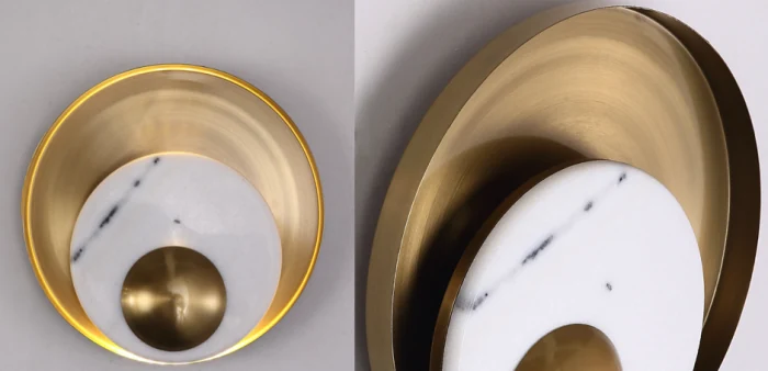 Бра Ginger &amp; Jagger Pearl WALL LAMP round gold ImperiumLoft