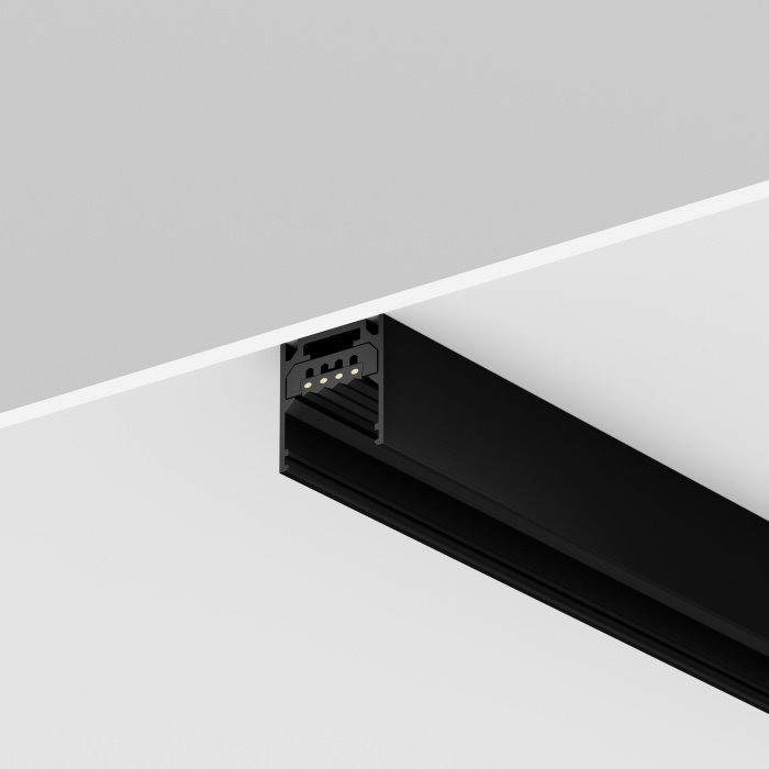 Шинопровод Уличная трековая система освещения Maytoni Exility ip black O-TR002-PW-10M