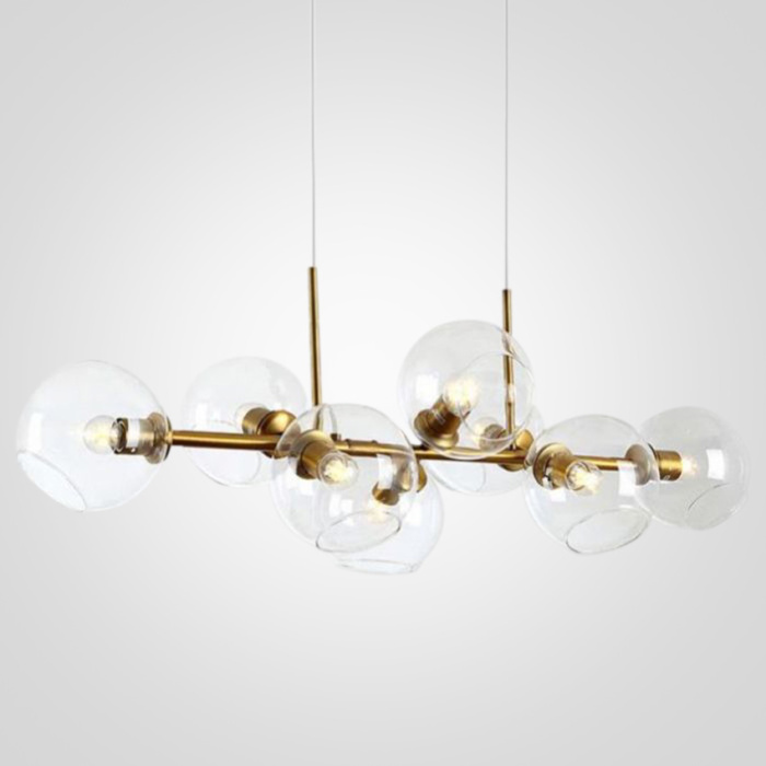 Люстра Staggered Glass Chandelier 8 ImperiumLoft