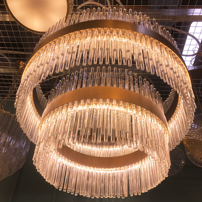 Люстра Cloyd CADANCE-A C2 / Ø80 см - латунь брашир. (арт.10614)