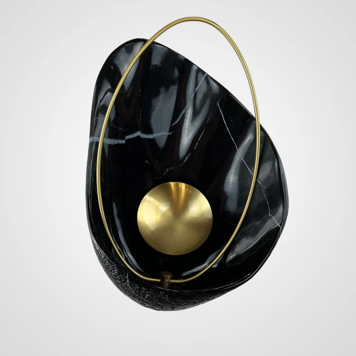 Настенный светильник CLAM Черный мрамор ImperiumLoft