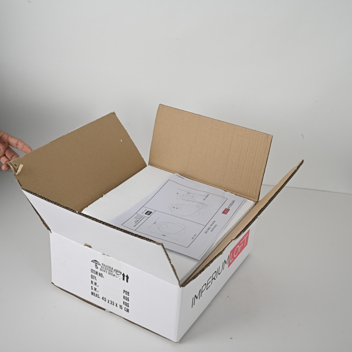 Настенный светильник CLAM Черный мрамор ImperiumLoft