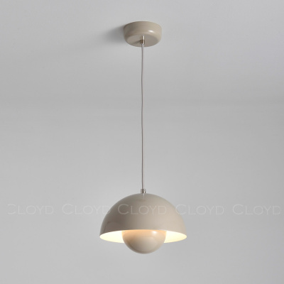 Подвесной светильник Cloyd ERMA-B P1 / Ø37 см - серый (арт.11399)