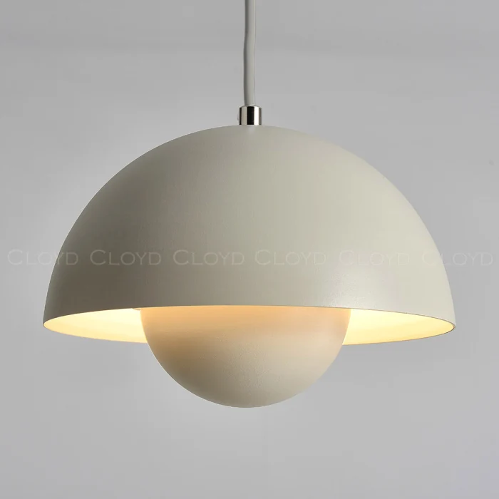 Подвесной светильник Cloyd ERMA-B P1 / Ø37 см - серый (арт.11399)