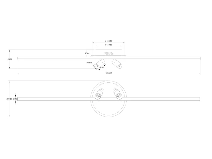 Потолочный светильник Freya FR6056CL-L68B