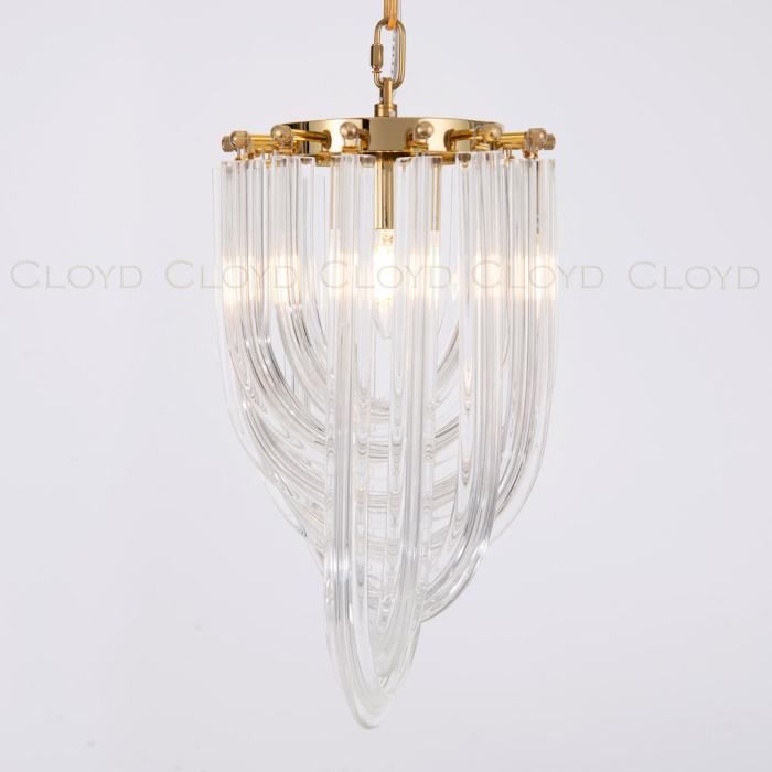 Подвесной светильник Cloyd MEBIUS-A P1 / Ø20 см - золото (арт.10923)