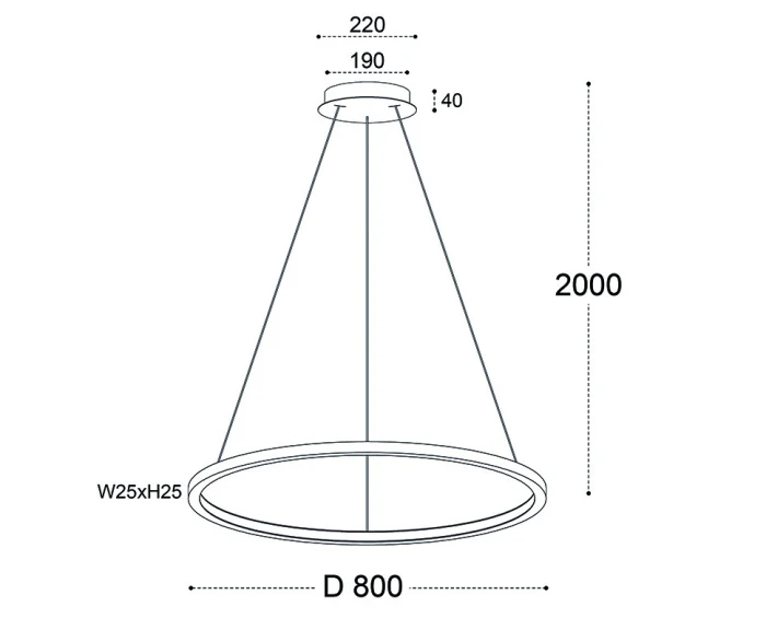 Светильник подвесной ITALLINE IT013-6028 gold 3000K