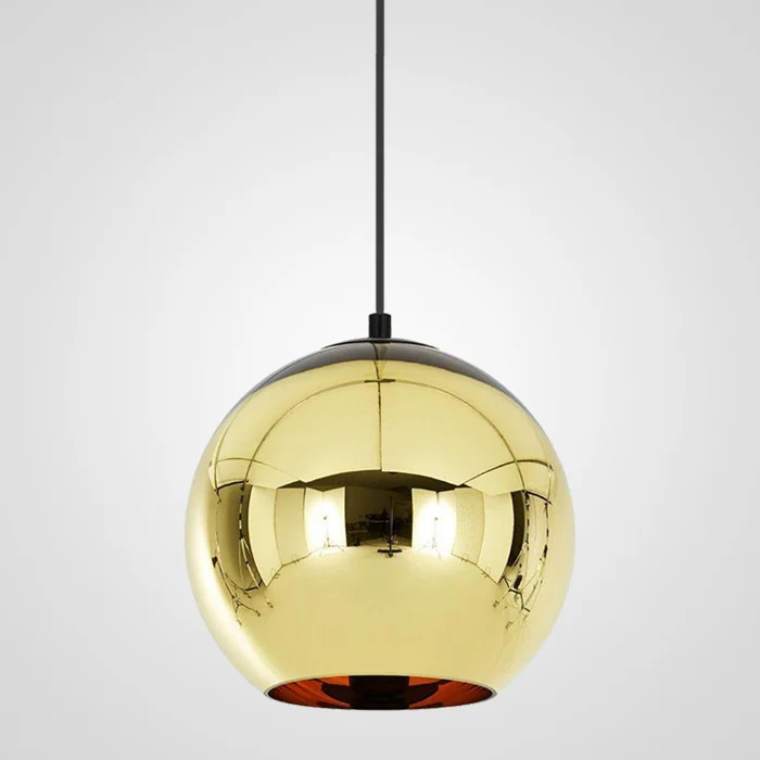 Подвесной светильник Copper Shade Gold D30 ImperiumLoft
