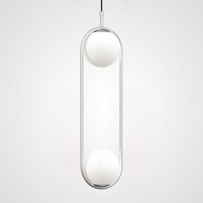 Подвесной светильник HOOP DUO Хром ImperiumLoft