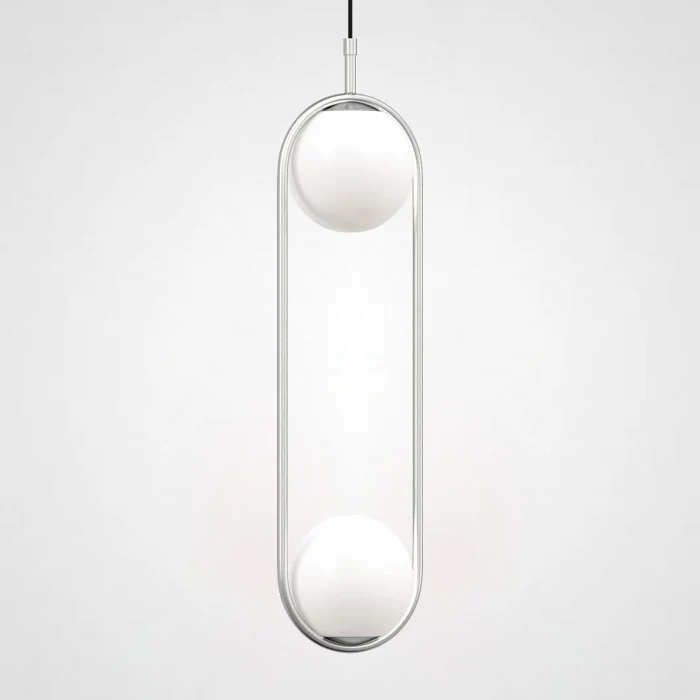 Подвесной светильник HOOP DUO Хром ImperiumLoft