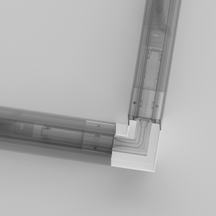 Коннектор угловой Gravity накладной белый Maytoni TRX010CL-21W