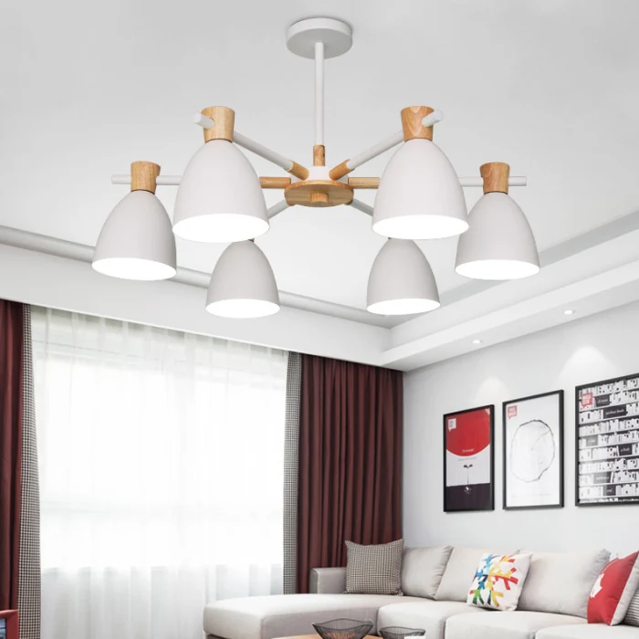 Потолочная люстра FOLKE 8 Green ImperiumLoft