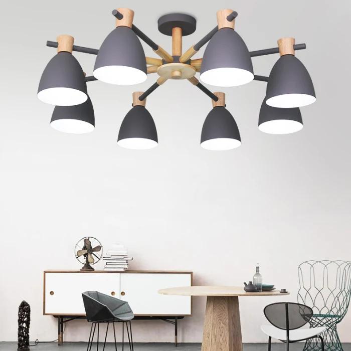 Потолочная люстра FOLKE 8 Green ImperiumLoft