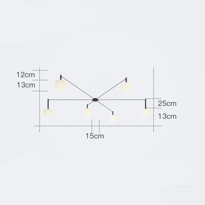 Потолочная люстра RANGEL L2 ImperiumLoft