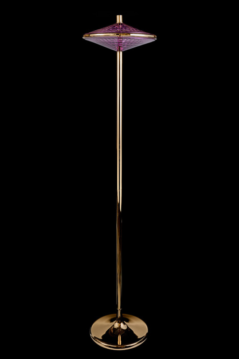 Торшер Leon Chantale LE3027/1F GD/PU