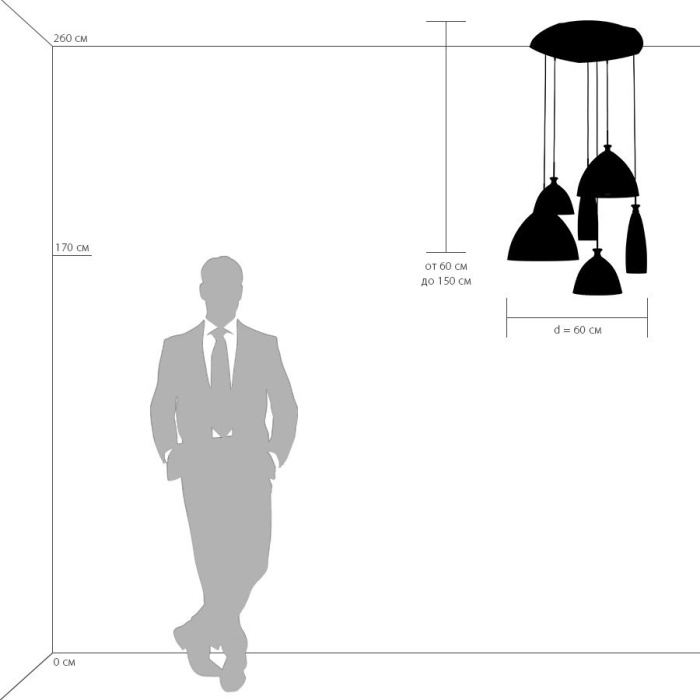 Подвесная люстра Agola LIGHTSTAR 810160