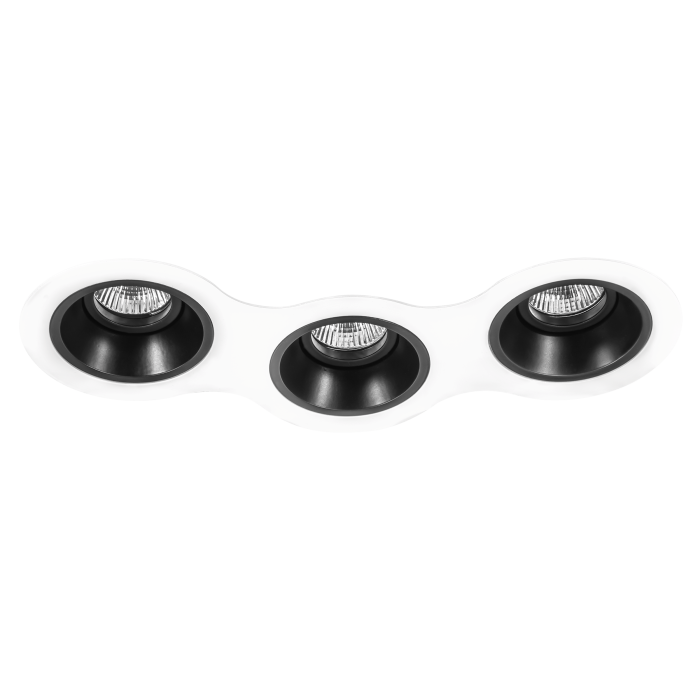 Комплект из светильников и рамки DOMINO Domino Lightstar D696070707