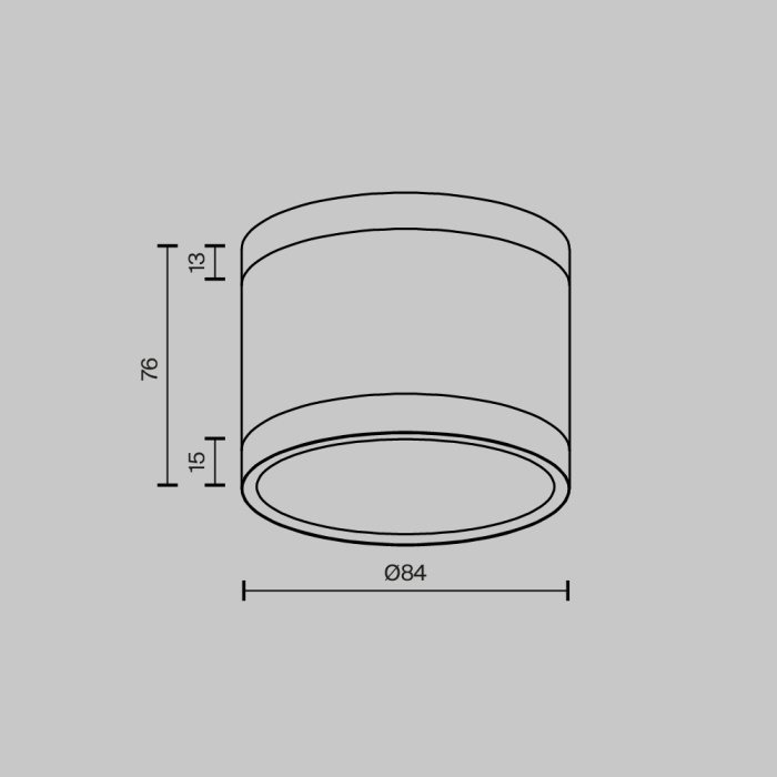 Потолочный светильник Maytoni Pauline C120CL-GX53-B