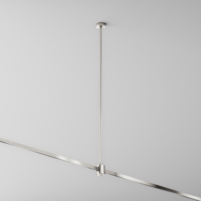 Крепление потолочное Long 700мм с прямым коннектором питания Flarity платина Maytoni TRA159C-IPC1-PT