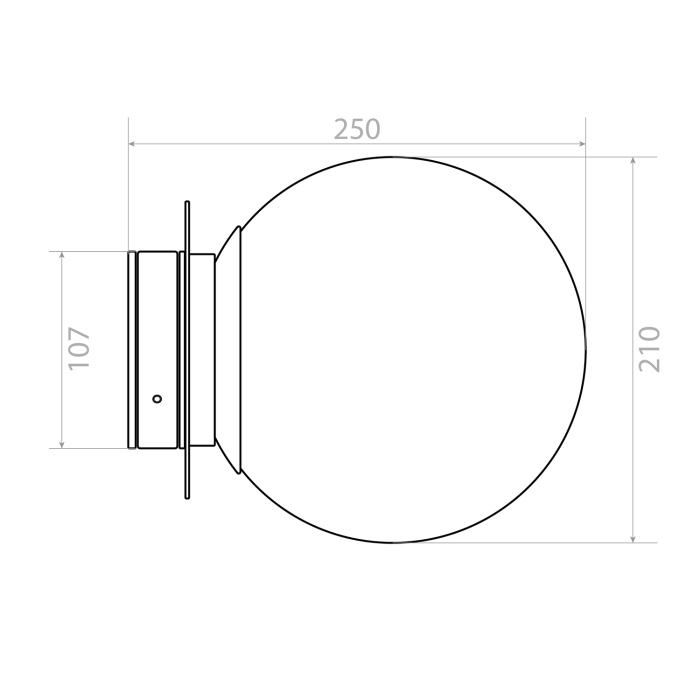 Уличный настенный светильник Covali WL-38028