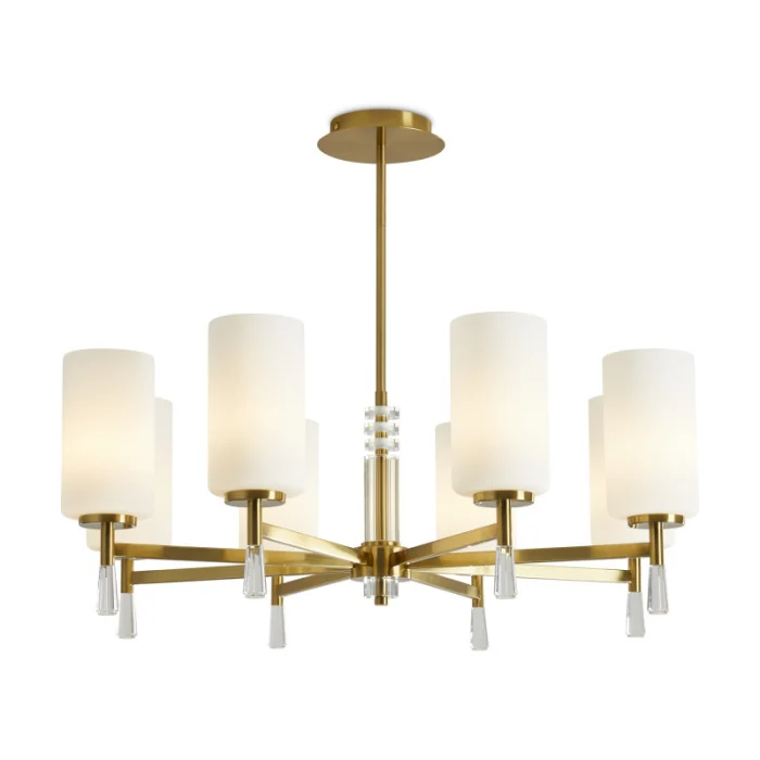 Люстра на штанге Freya Chic FR2031PL-08BS