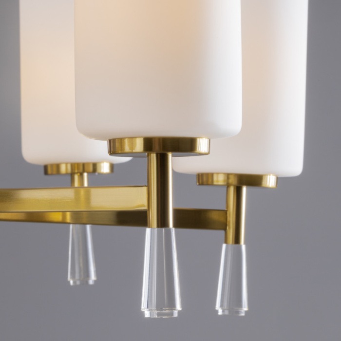 Люстра на штанге Freya Chic FR2031PL-08BS