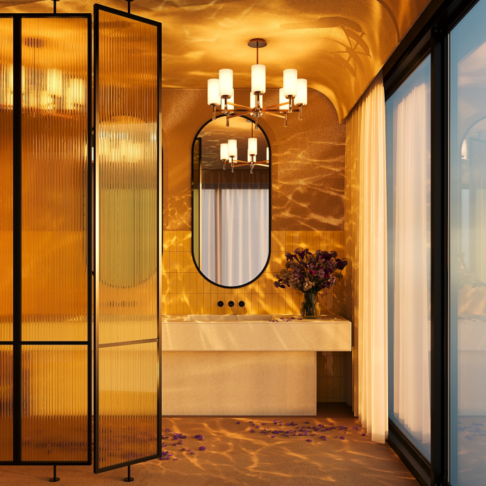 Люстра на штанге Freya Chic FR2031PL-08BS