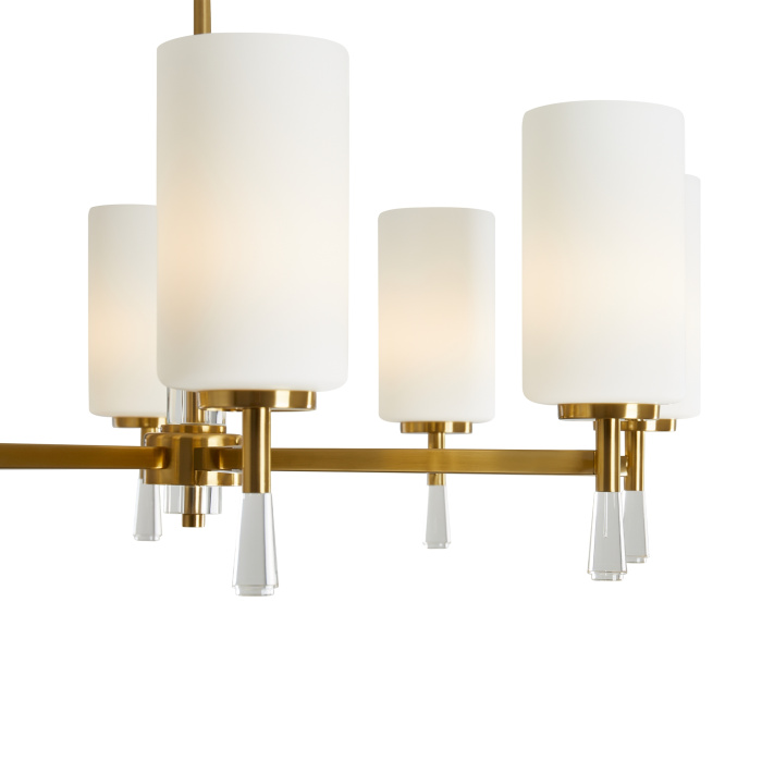 Люстра на штанге Freya Chic FR2031PL-08BS