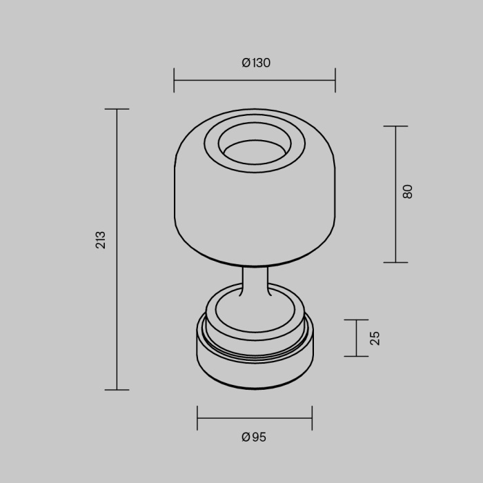 Аккумуляторный светильник Maytoni Spirito MOD286RL-L3B3K