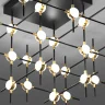 Потолочный светильник Delight Collection Molecular MX18001067-36A black/gold