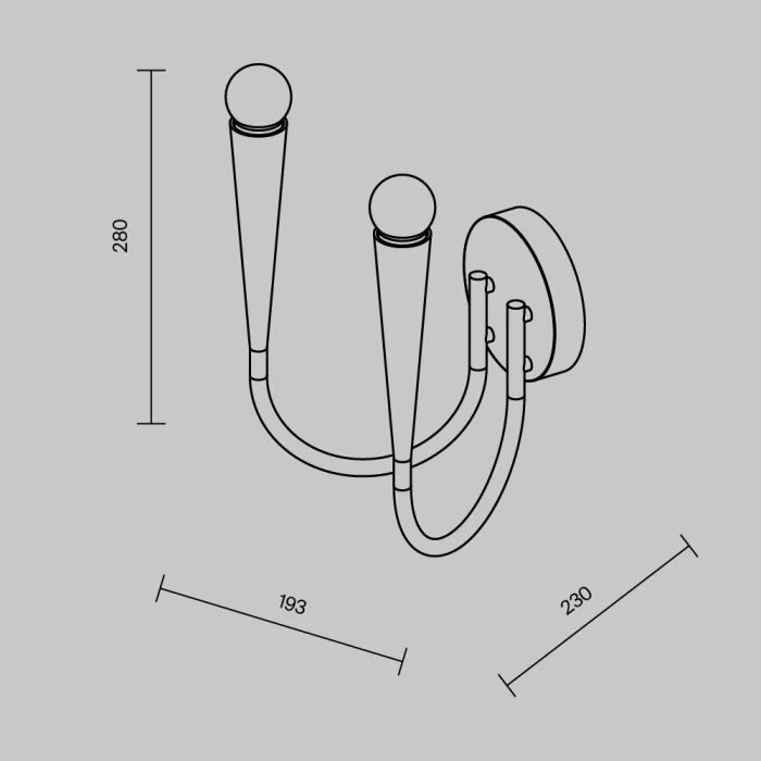 Бра Freya Branches FR5253WL-02N