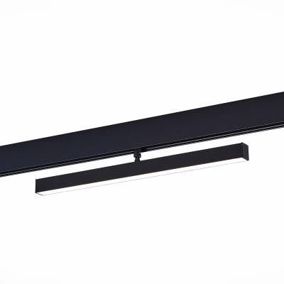 Магнитный трековый светильник Черный LED 1*12W 4000K 750Lm Ra>90 120° IP20 L405xW22,5xH ST802.446.12