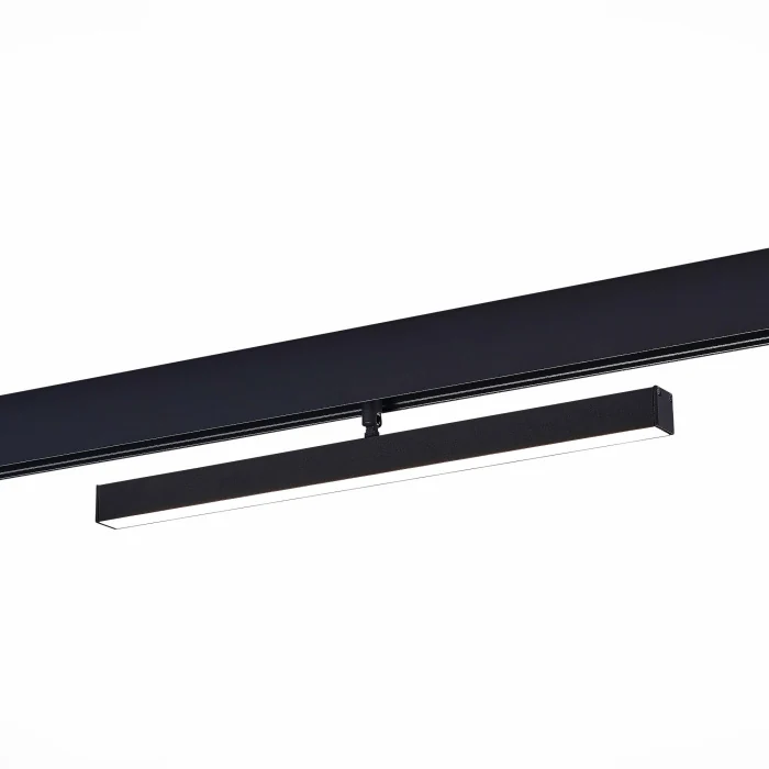 Магнитный трековый светильник Черный LED 1*12W 4000K 750Lm Ra>90 120° IP20 L405xW22,5xH ST802.446.12