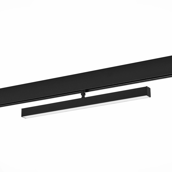 Магнитный трековый светильник Черный LED 1*12W 4000K 750Lm Ra>90 120° IP20 L405xW22,5xH ST802.446.12