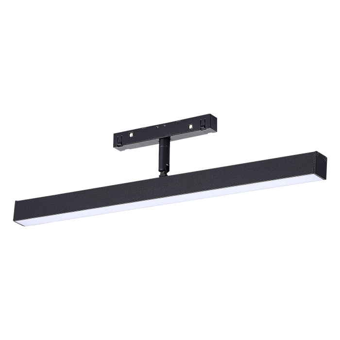 Магнитный трековый светильник Черный LED 1*12W 4000K 750Lm Ra>90 120° IP20 L405xW22,5xH ST802.446.12