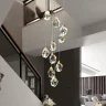 Подвесной светильник Delight Collection Crystal rock II 9701P/10R brass