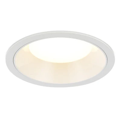 Светильник встраиваемый Белый LED 1*18W 3000K 1 620Lm Ra80 120° IP20 D160xH60 100-240V ST755.538.18