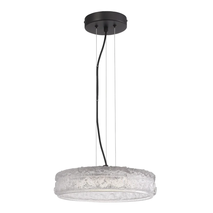 Светильник подвесной ST-Luce черный/прозрачный LED 1*15W 4000K SL6143.403.01
