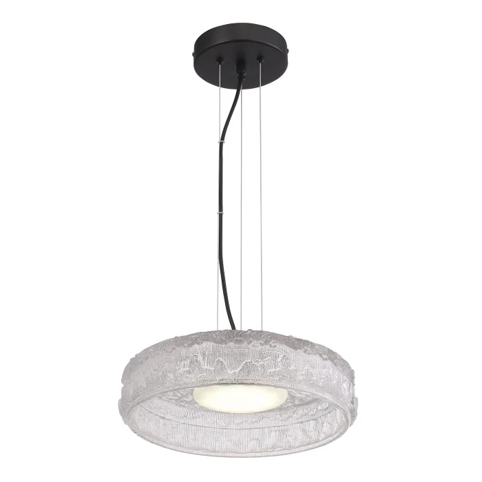 Светильник подвесной ST-Luce черный/прозрачный LED 1*15W 4000K SL6143.403.01