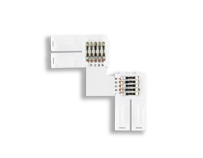 Соединитель угловой L для светодиодной ленты 5050 12/24V (5 конт.) GS6751 (10шт) Ambrella light GS6751