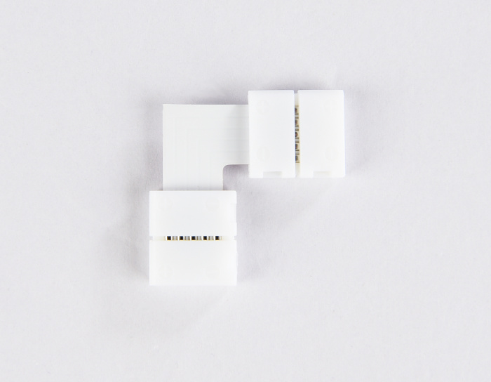 Соединитель угловой L для светодиодной ленты 5050 12/24V (5 конт.) GS6751 (10шт) Ambrella light GS6751