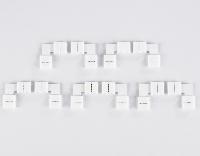 Соединитель угловой L для светодиодной ленты 5050 12/24V (5 конт.) GS6751 (10шт) Ambrella light GS6751