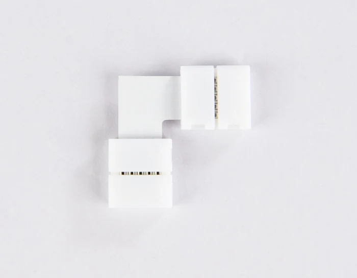 Соединитель угловой L для светодиодной ленты 5050 12/24V (5 конт.) GS6751 (10шт) Ambrella light GS6751