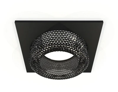 Комплект встраиваемого светильника с композитным хрусталем Ambrella light XC7632021