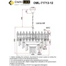 Люстра подвесная Omnilux Riposto OML-71713-12