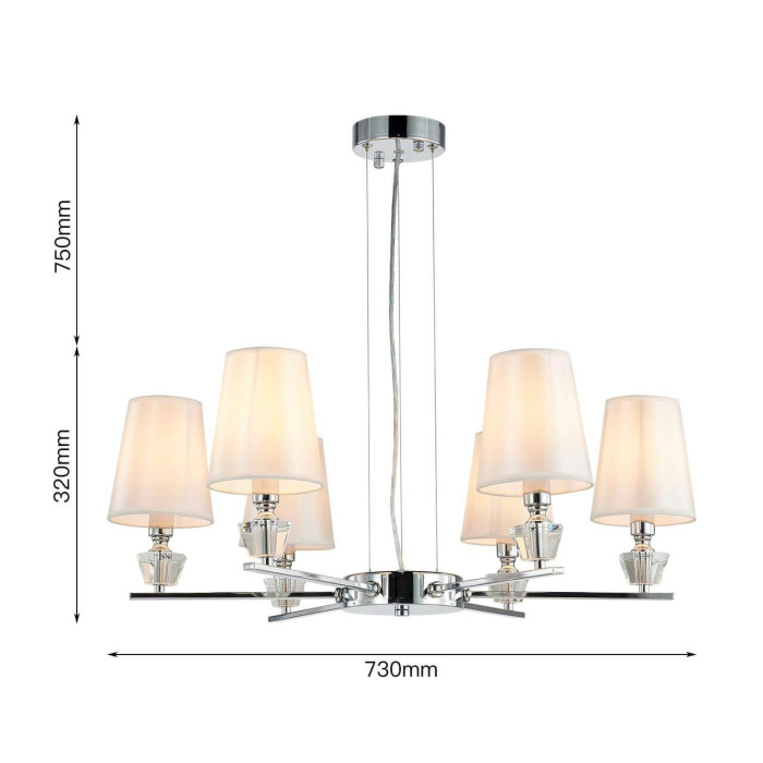 Подвесная люстра Favourite Satis 2677-6P