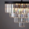 Подвесная люстра Imperiumloft Odeon clear glass fringe 213688-22